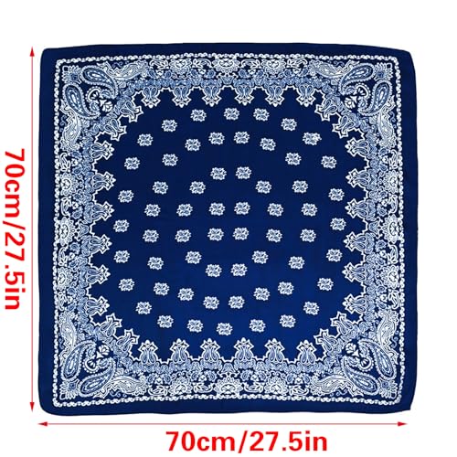 Trendy Handkerchief Scarf Silk Feeling Soft And Comfortable Suitable For Hiking Camping Multipurpose Neck Scarves4