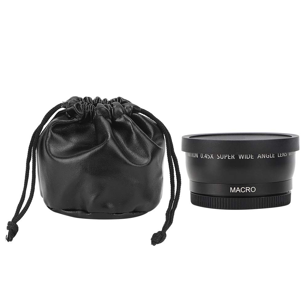 Fotabpyti Camera Lens, Wide Angle 55Mm Macro Lens, for Travel Camera Camera Lens Landscape Photography