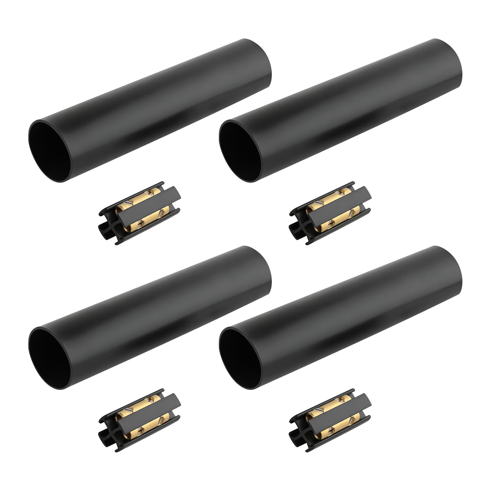 4 set di giunzioni sotterranee per cavi elettrici UF da 14/3 a 8/3, kit di connettori per cavi sotterranei max 600 V con connettori e tubo termorestringente