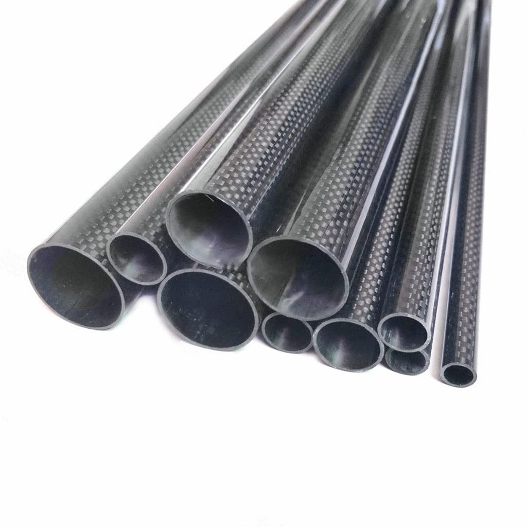 Tubes En Fibre de Carbone Brillants, Longueur 500 Mm, Pour Modèles Réduits D'Avions Radiocommandés/46Mm*44Mm