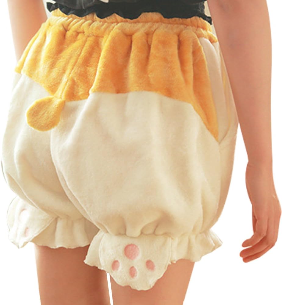 TOMORI Cute Bloomers Corgi Butt Pants Lolita Pajama Shorts Animal Loungewear Sleepwear