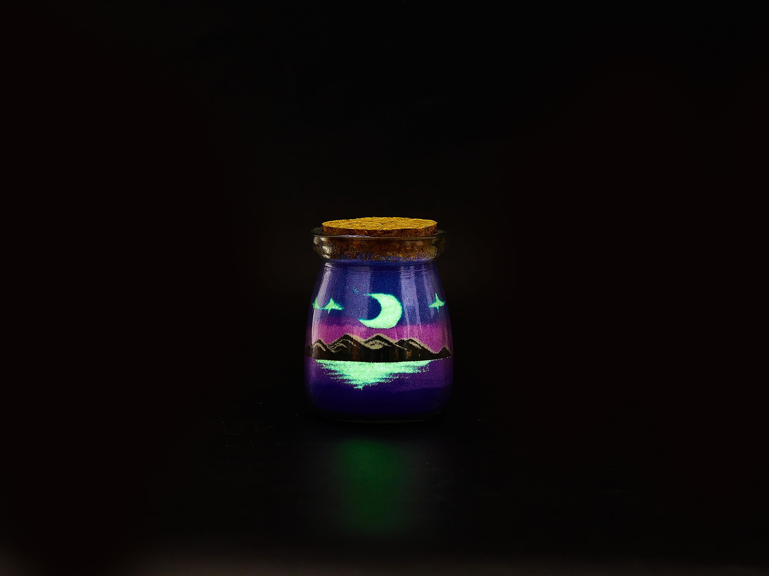 カラーサンドアート/光る砂/ファンタジー カラーサンドアート