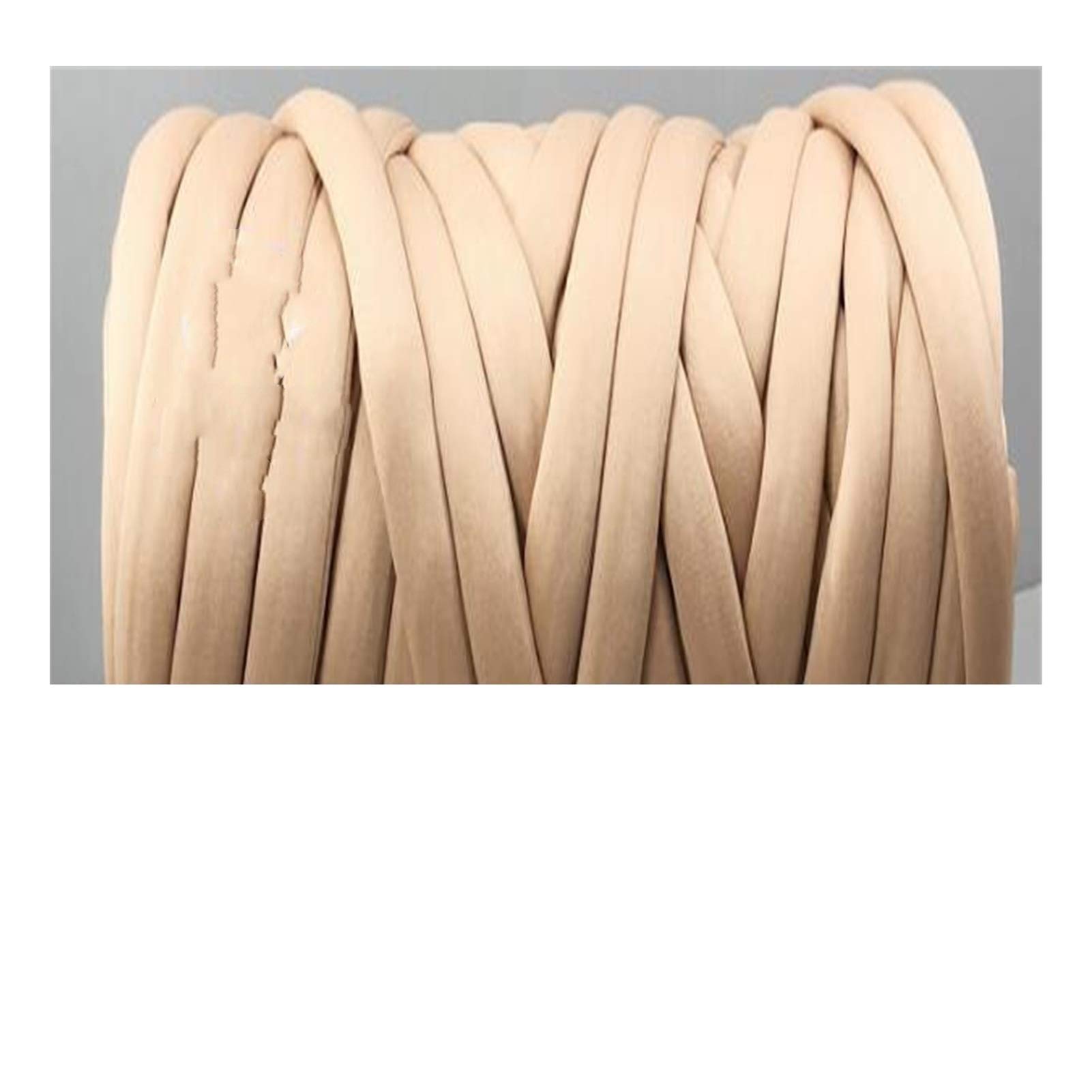 Hilo Grueso 500g Brazo Súper Voluminoso Tejer Lana Roving Manta De Punto Hilo De Lana Grueso Hilo Súper Grueso para Tejer/Crochet/Alfombra/Sombreros 1 (Color : Khaki)