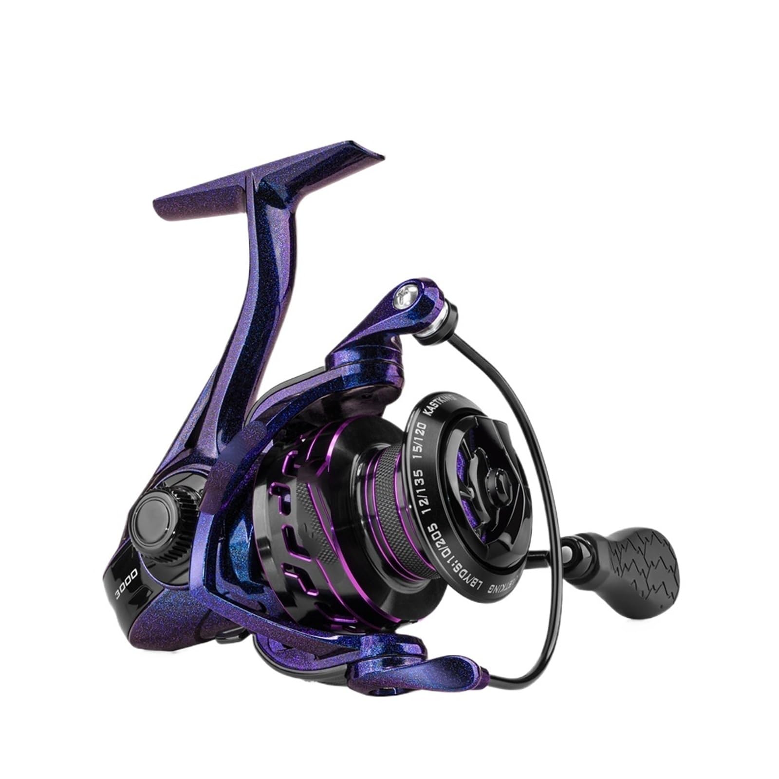 Mulinello da pesca spinning Leggero ingranaggio in alluminio Rotore aerodinamico 6.2:1 25LB Max Drag