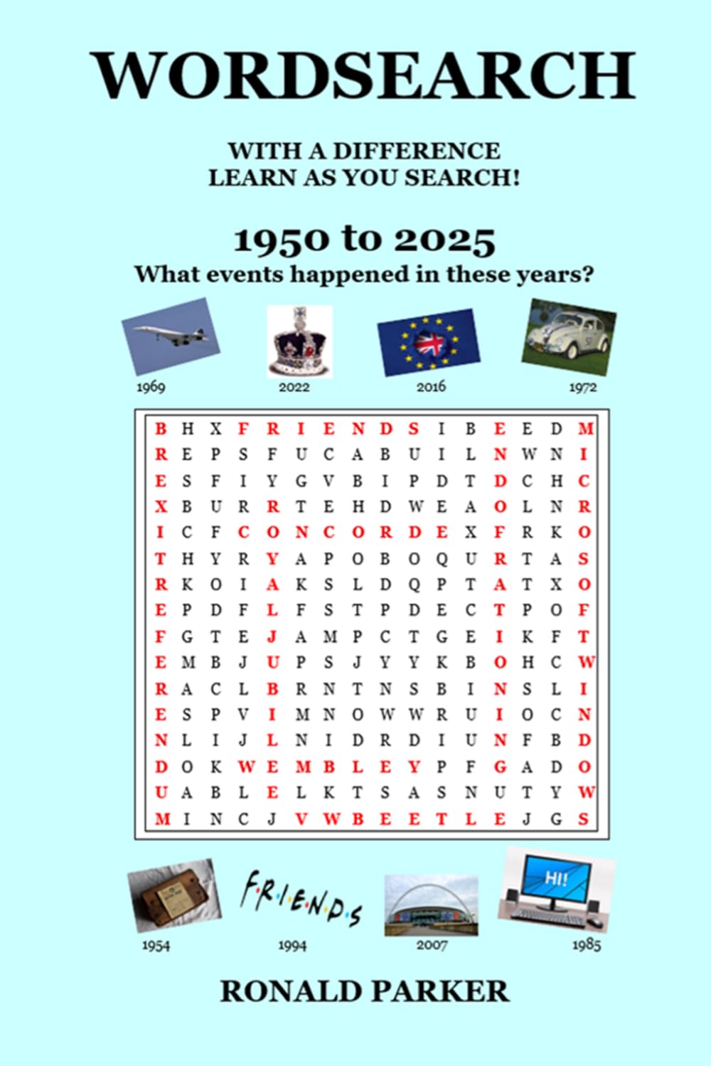 Wordsearch - 1950 to 2025      Paperback – March 20, 2026