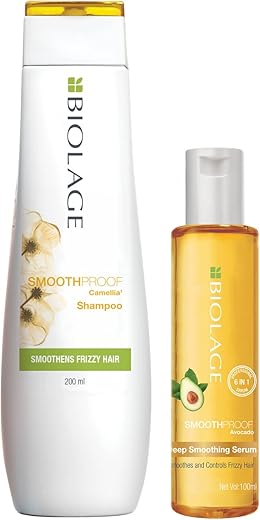 Biolage Smoothproof 6-in-1 Professional Hair Serum for Frizzy Hair |Deep Smoothening With Avocado & Grape Seed Oil | Natural & Vegan