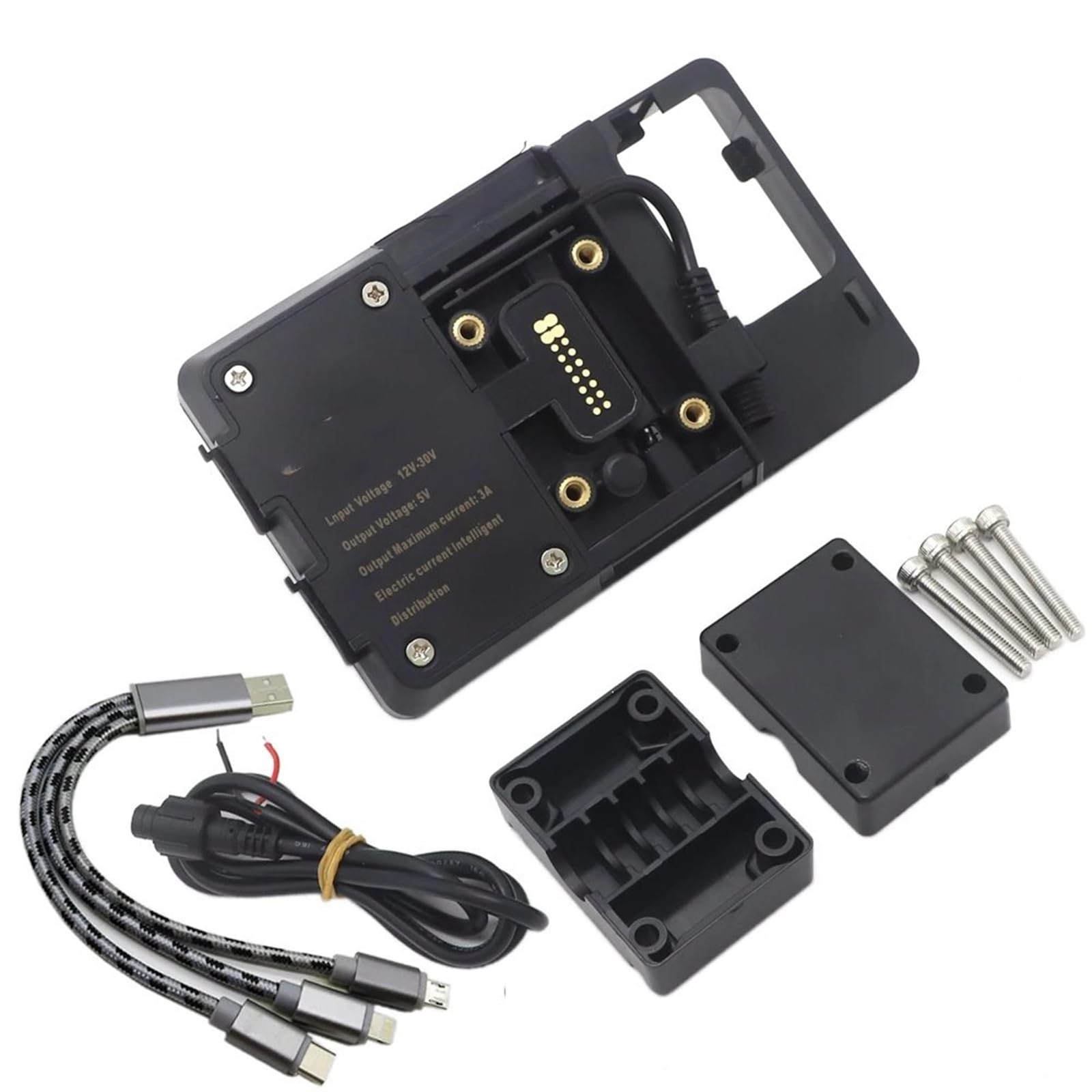 Soporte Navegación Navegador GPS Portátil Cargador USB para Motocicleta para Teléfono Navegación para África para Twin CRF1000L para ADV 800GS para R1200GS R1200 GS Soporte GPS para Motocicleta