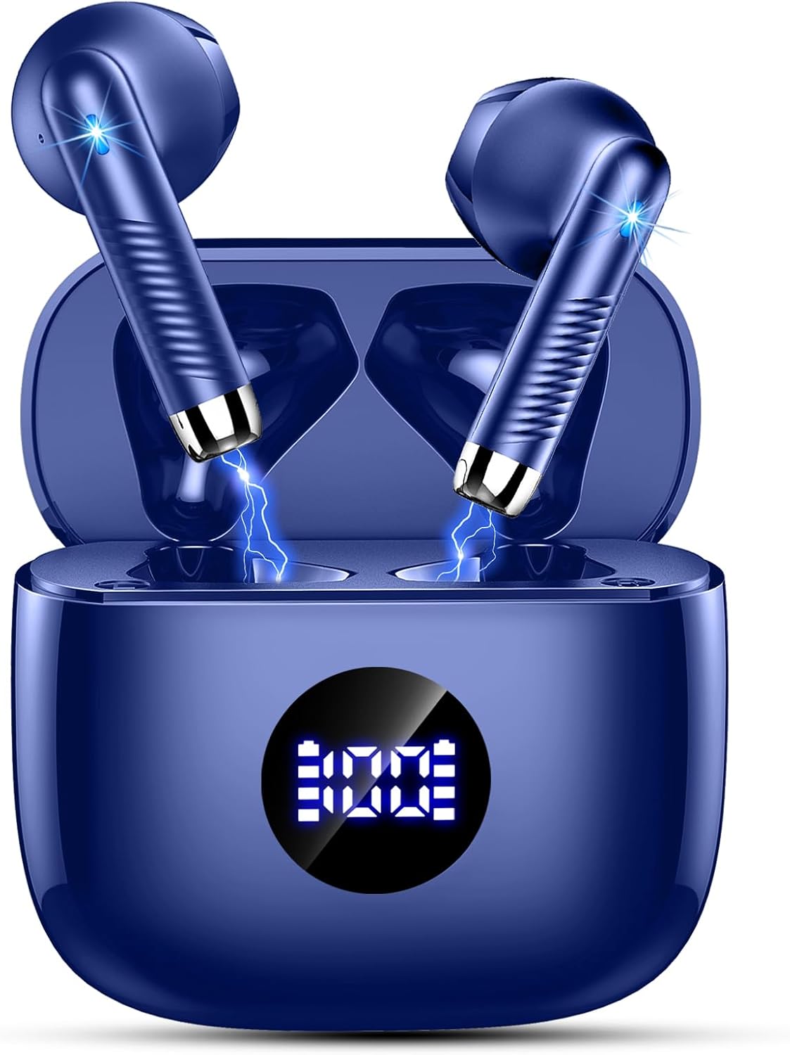 Wireless Earbuds Bluetooth 5.4 Headphones Noise Cancelling, Bluetooth Earbuds with Dynamic Drivers Stereo, Earphones Wireless Bluetooth, 40H Playtime and LED Power Display, In Ear Buds for Android iOS Wireless Earbuds Bluetooth 5.4 Headphones Noise Cancelling, Bluetooth Earbuds with Dynamic Drivers Stereo, Earphones Wireless Bluetooth, 40H Playtime and LED Power Display, In Ear Buds for Android iOS