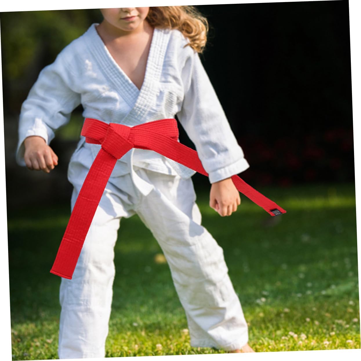 balacoo 3Pcs Taekwondo Belts Set Adjustable Cotton Martial Arts Waistbands for Karate Training Black Uniform Belts for Men and Women