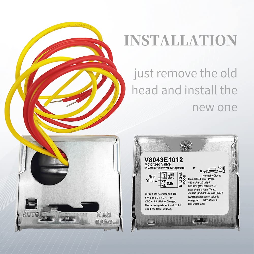 V8043E1012 Motorisiertes Zonenventil - Ersatz Für Honeywell Heizungsventile, 1,9 Cm