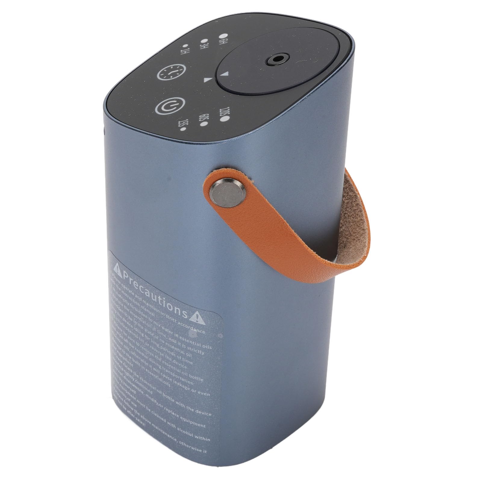 Dyfuzor Bezwodny Olejki Eterycznej, Szczelna Cicha Dyfuzor Aromaterapii z Uchwytem 2000 MAh Bateria Wielokrotnie Funkcjonalna dla Domowego Biura Aluminium z Tytułu Dyfuzora