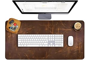 Oversized Real Leather Desk Pad
