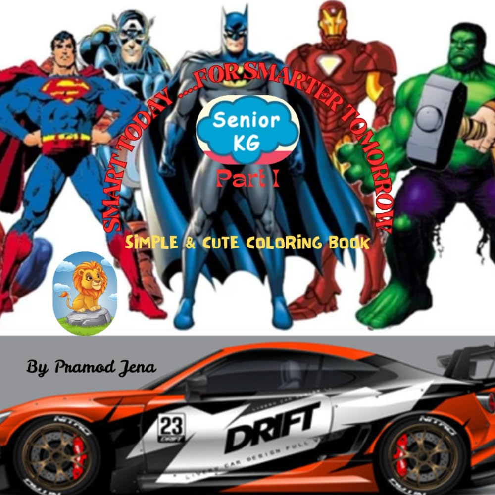 SMART KIDS: SIMPLE & CUTE COLORING BOOK