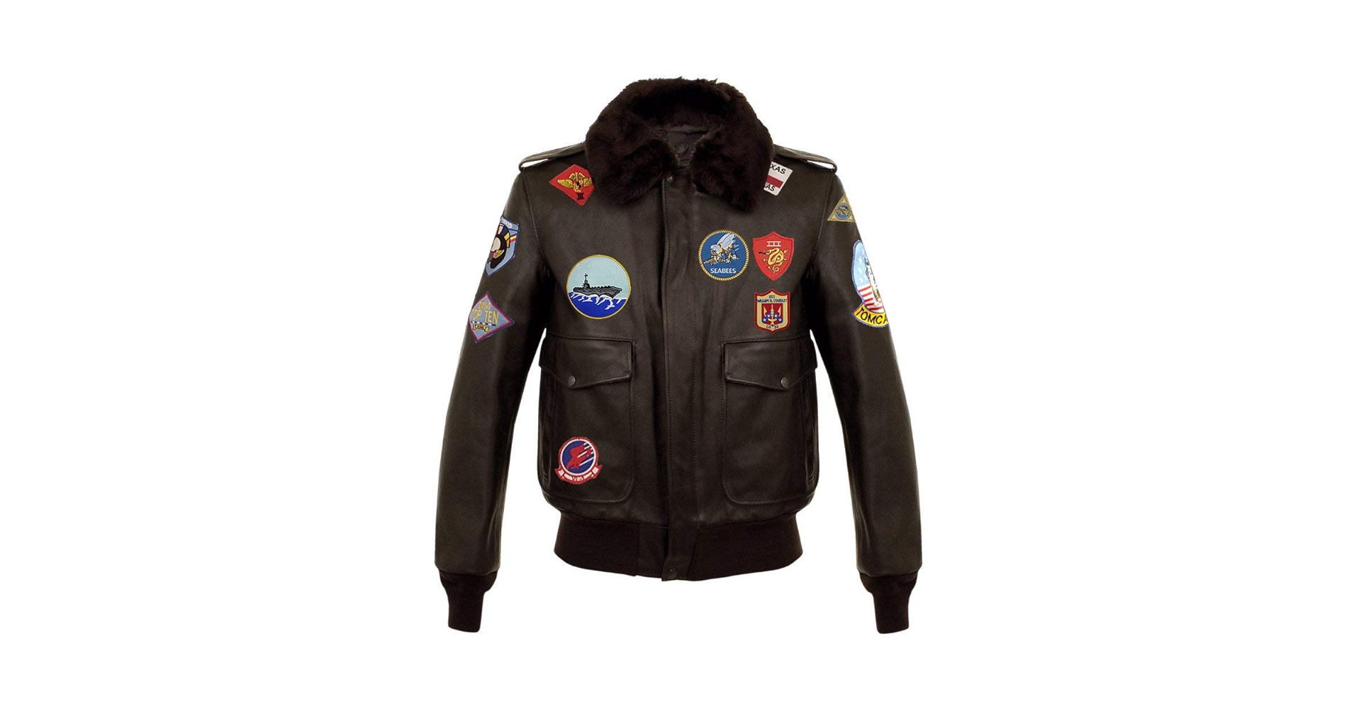 A-2 Aviator jacket Cowhide Leather Bomber Aviator Flight