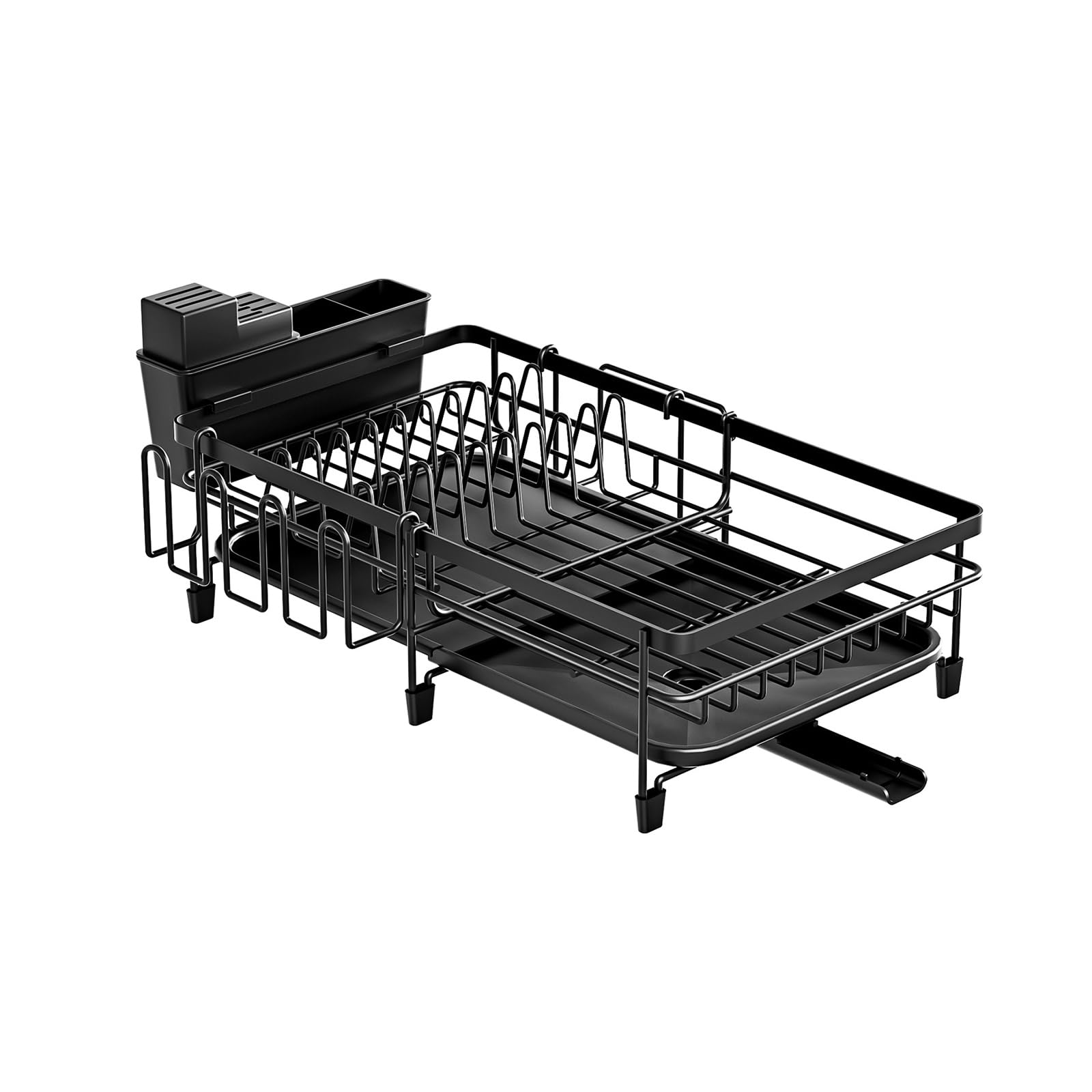 Tsophreniq Practical Metal Rack for Home Highlighting Flexible Width and Rapid Water Drain Structure Extendable Drying Rack