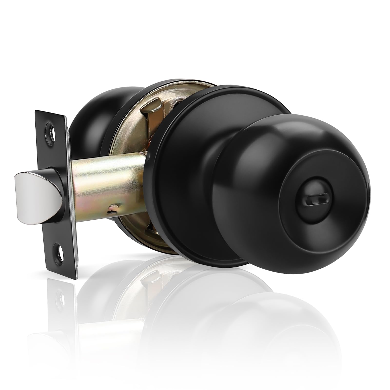 Probrico Satin Nickel Door Knobs - 5 Pack -26