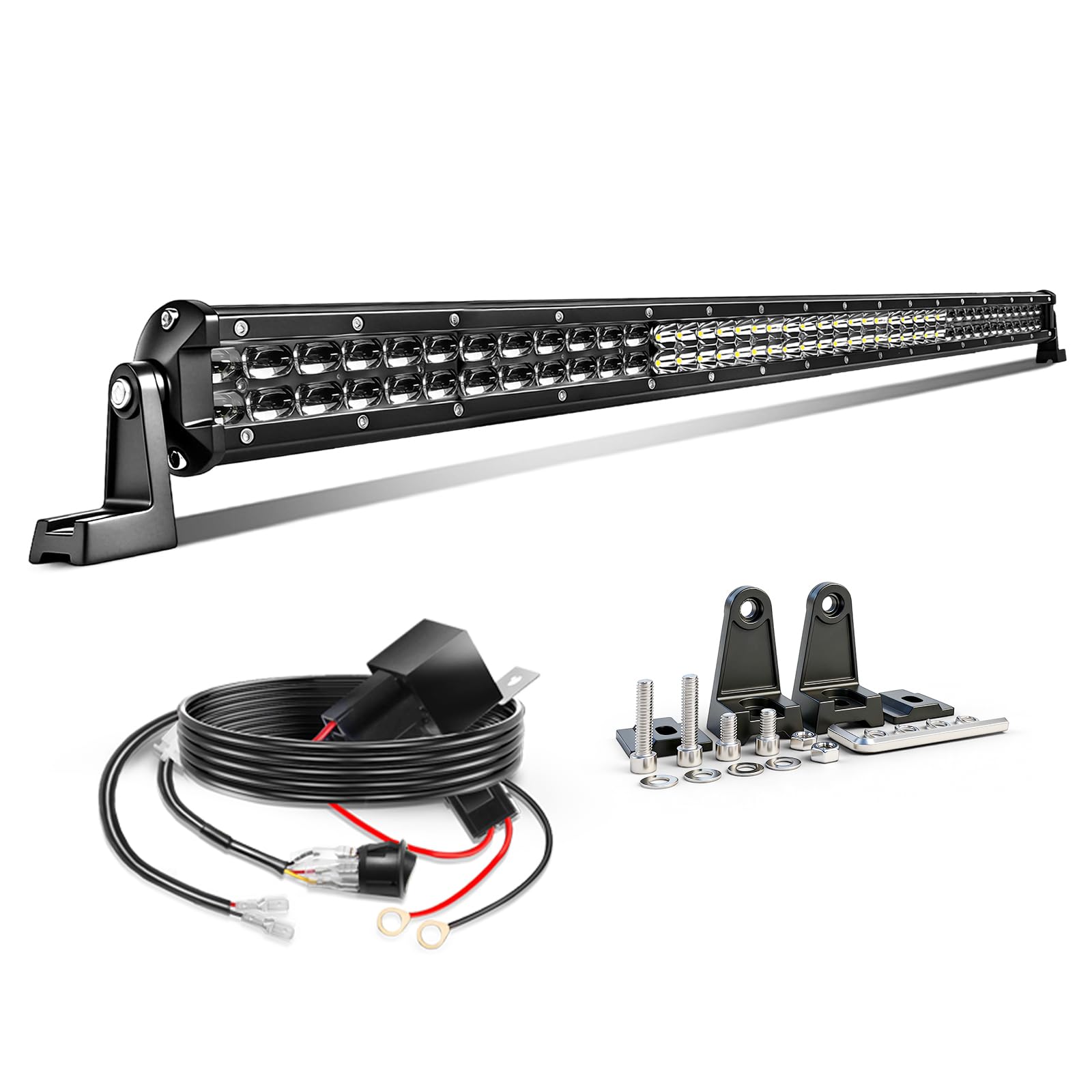 CO LIGHT Barre LED 33 Pouces, Double Rangée Faisceau Combiné Barre lumineuse LED pour Conduite Tout Terrain/Camions/Voitures/ATV/UTV/4X4