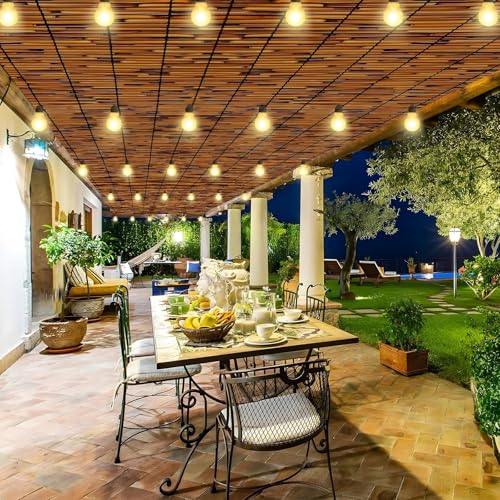 Valla de bambú natural contra miradas externas: separación decorativa e impermeable 3x9 pies 5
