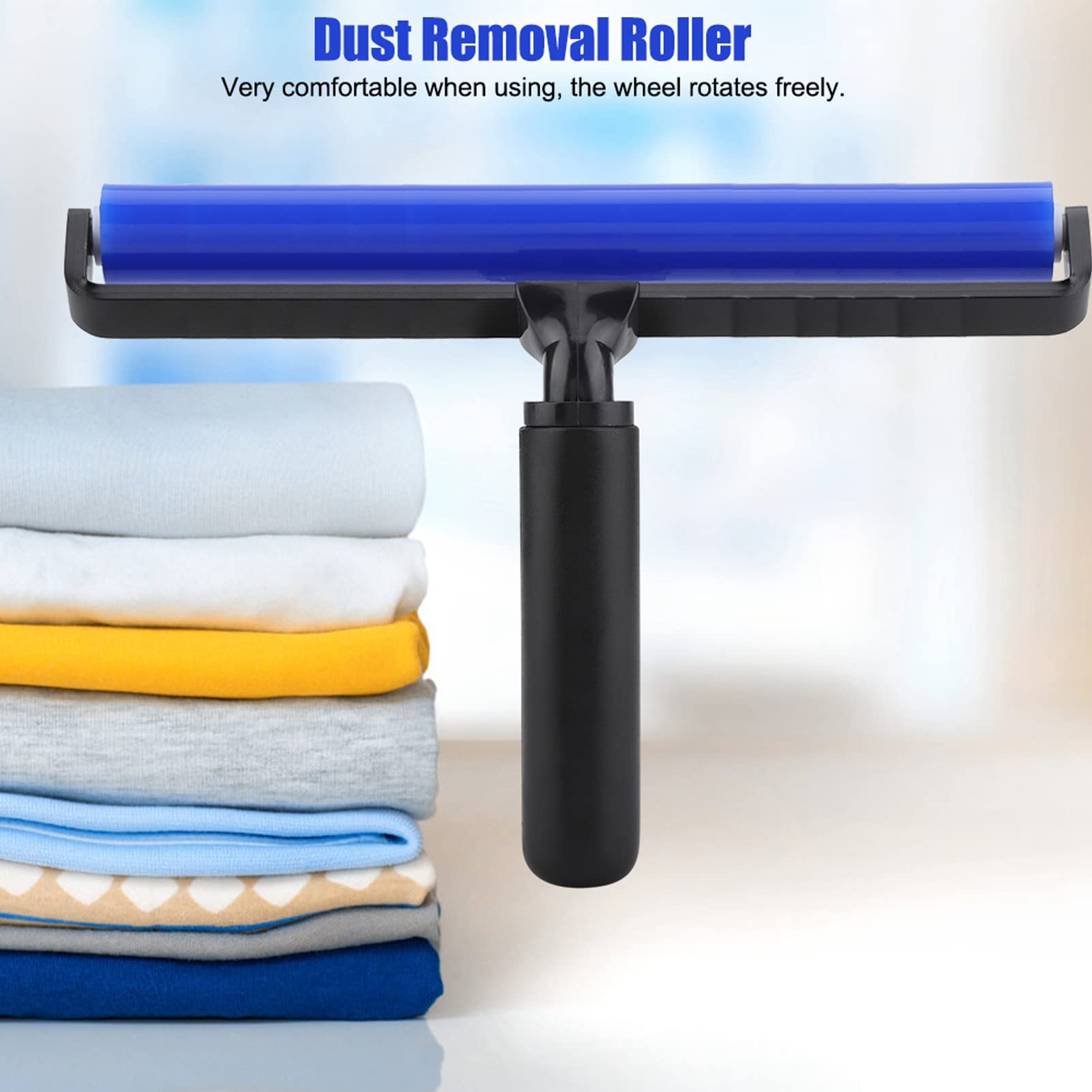 Tbest Rullo di rimozione della Polvere Anti statico, Strumento di Pulizia in Silicone per schermi e Film, Ideale per la casa