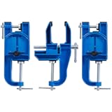 XCMAN All Metal Alpine Ski and Snowboard Vise for Ski Tuning and Waxing Adjustable Angle and Height Durable and Stable - Jaw opens up to 100mm