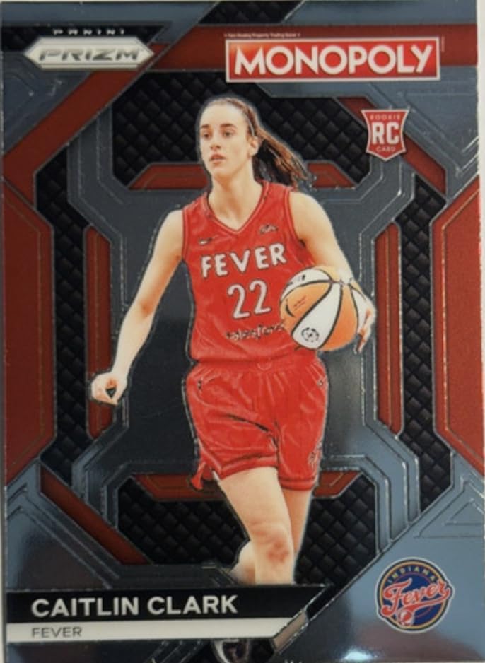 2024 Panini Prizm WNBA Monopoly Caitlin Clark #WNBA27 Indiana Fever Rookie RC Basketball Card