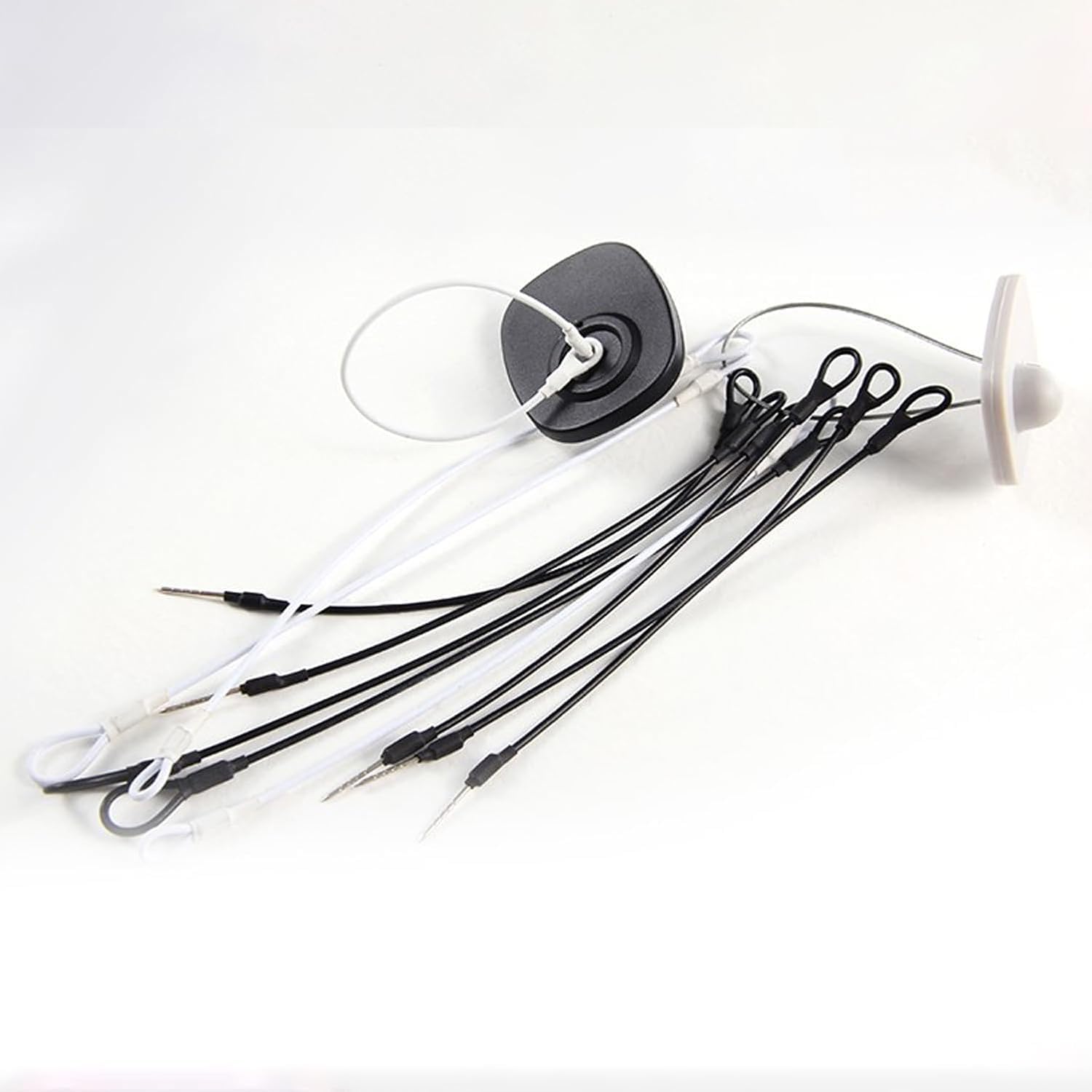 100pcs Security Tags Lanyard Wire Loop for Security Tag, Mini Tag EAS Loss Prevention Antishoplifting Systems Length 6.7” Anti-Theft Rope