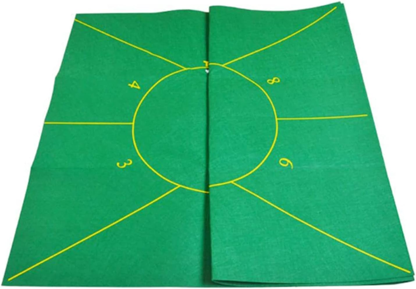 Portable Poker Table Top Poker Tablecloth 10 Players Poker Mat Layouts Table Cloth Tabletop Casino Felt Fun Game Night Supplies - Cool Casino Gift for Kid