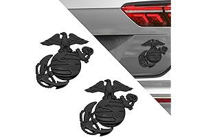 2PCS US Marine Corps Emblems: Embody the Spirit of Semper Fi