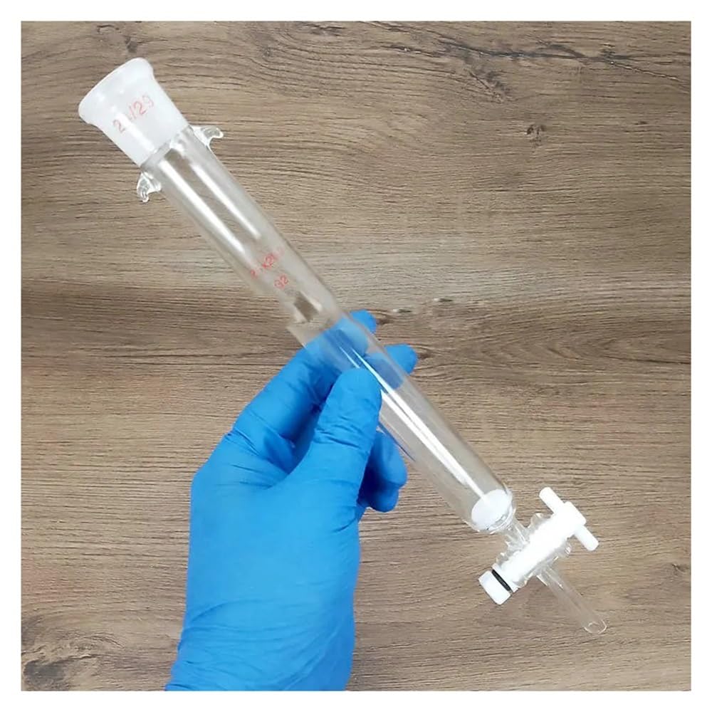 Équipements et fournitures de laboratoire Colonne de laboratoire à piston en PTFE, calibre 24#, 1 pièce, avec noyau sable