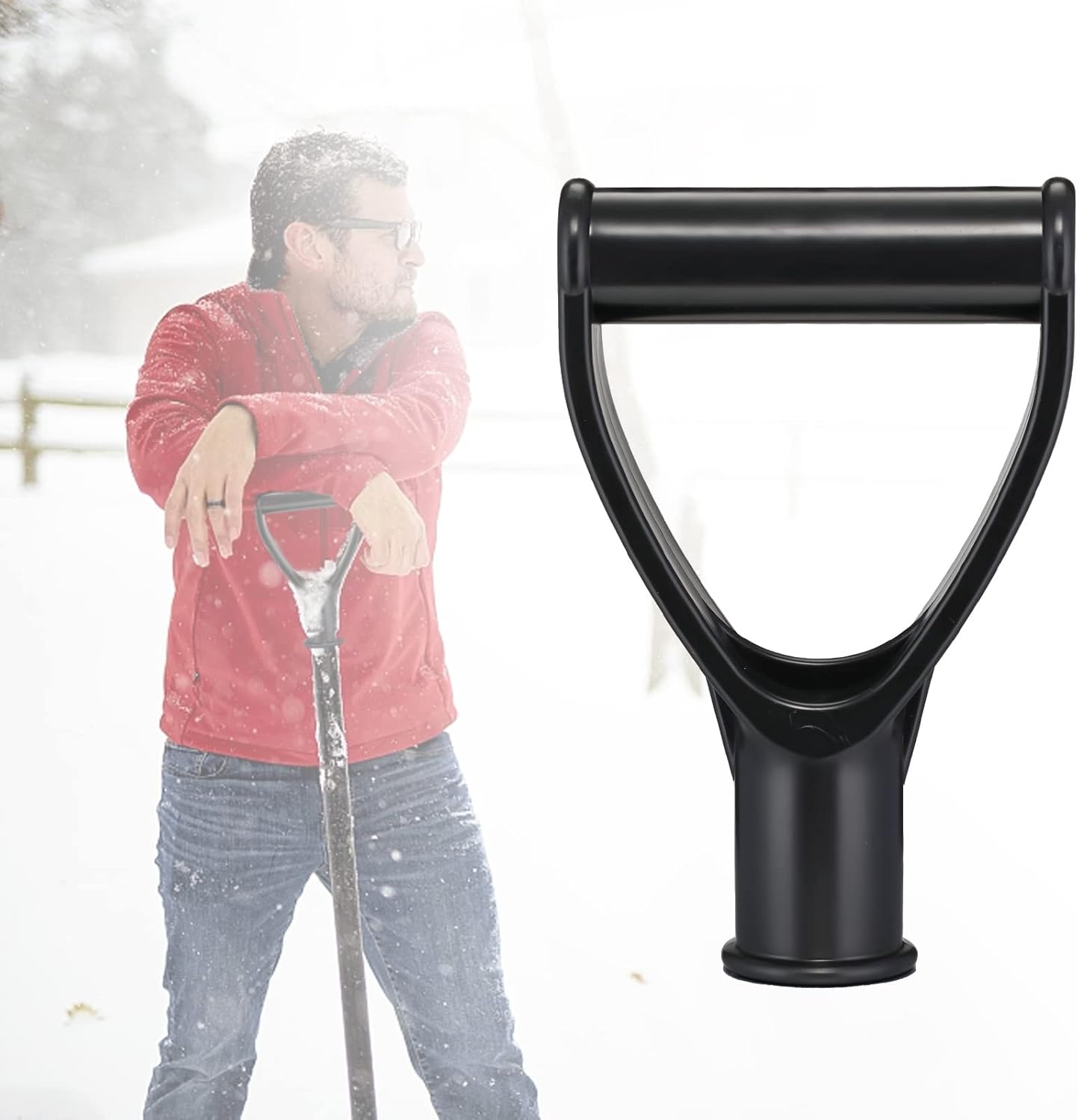 Snow Shovel Handle Replacement, Shovel D Grip Handle for