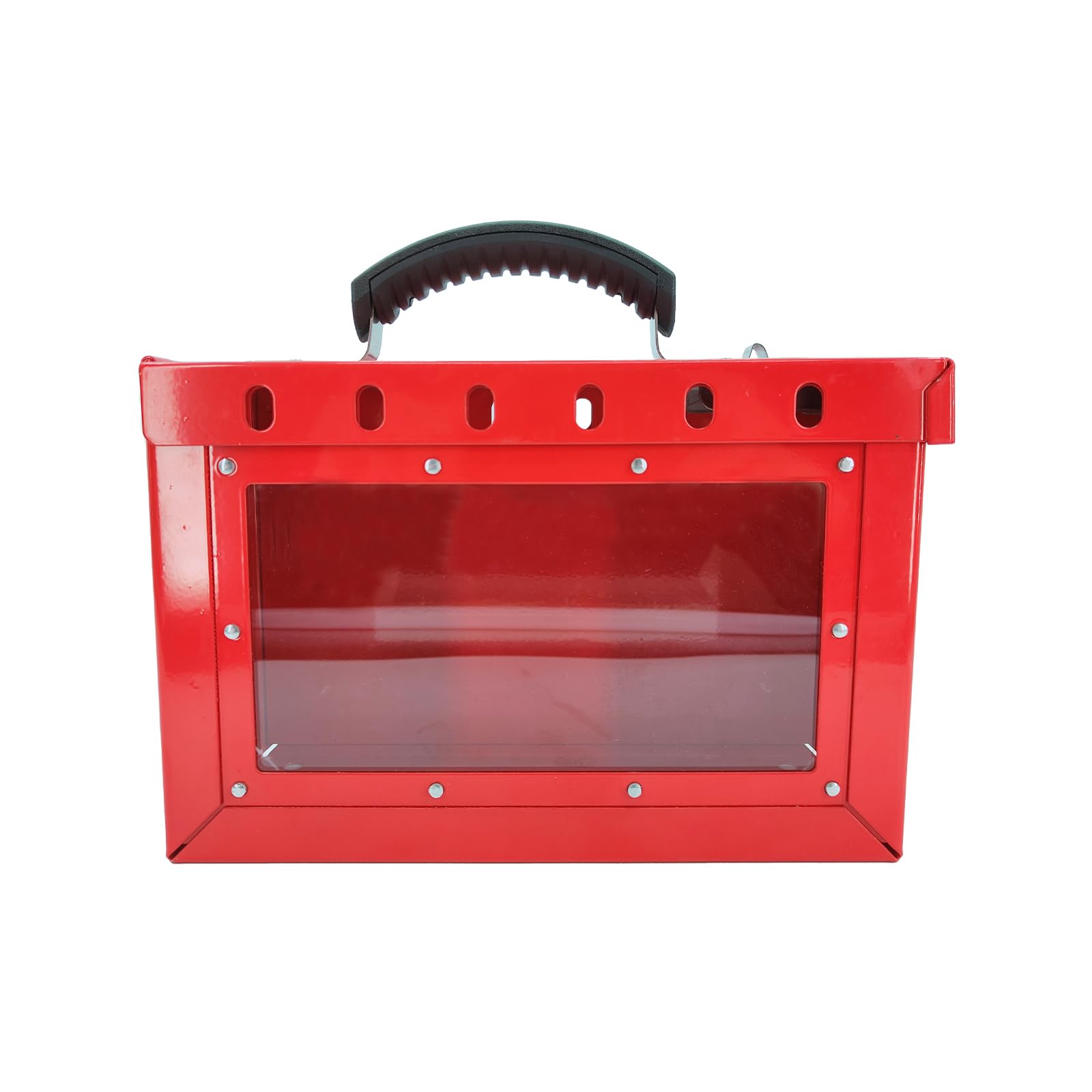 Lockout Tagout - Caja de bloqueo portátil para loto, caja de seguridad, 1 paquete para estación de bloqueo y etiquetado (visualización)