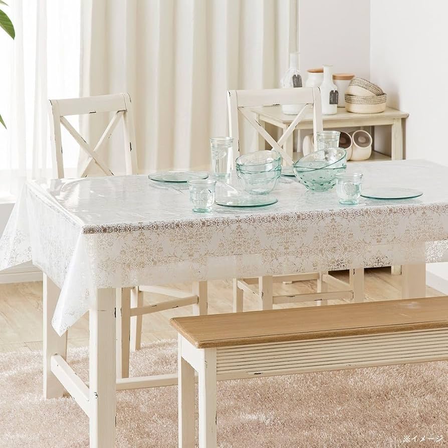 Amazon｜カインズ テーブルクロス 幅120cm 長さ200cm 防水 撥水