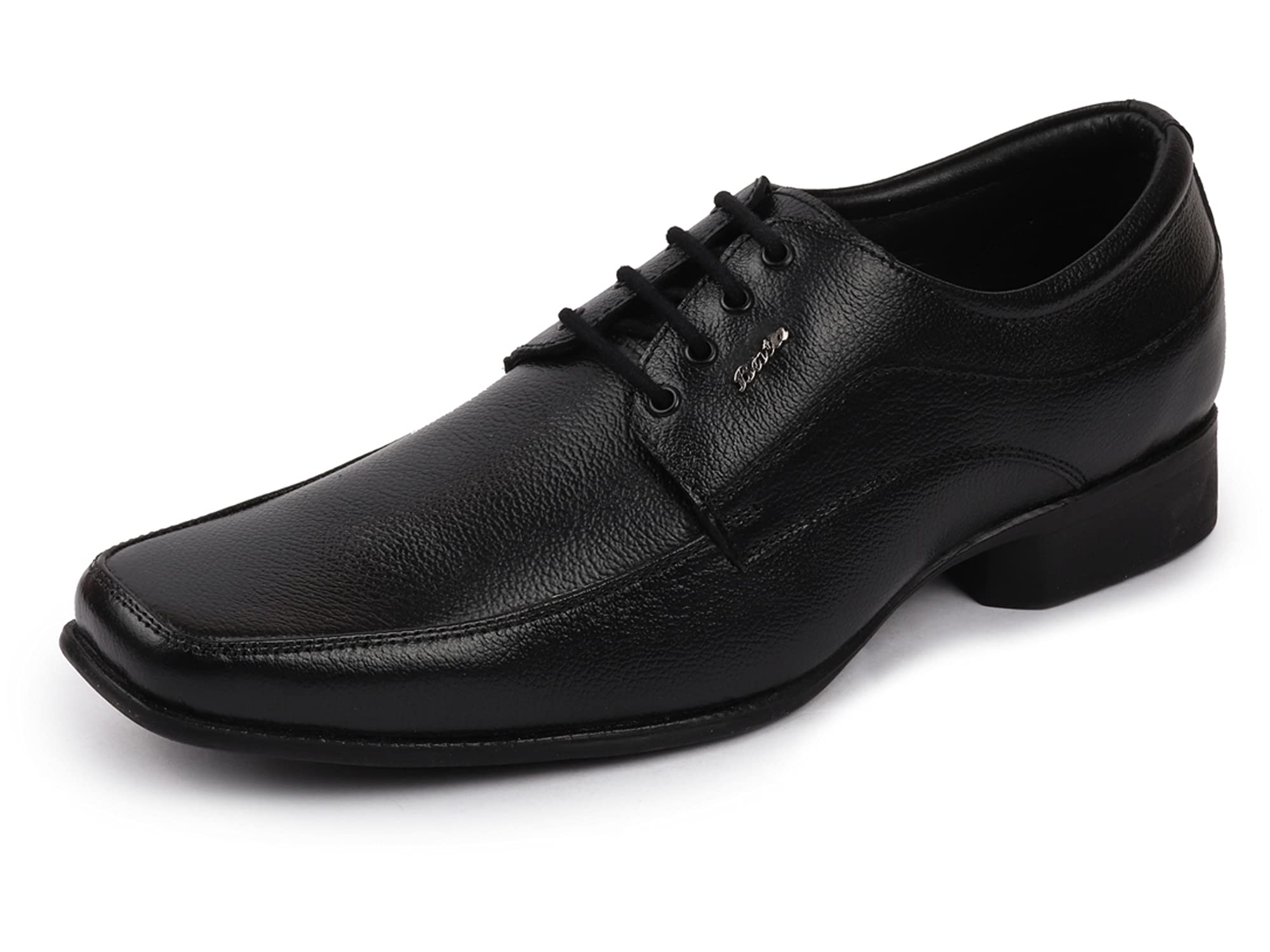 Bata Remo 825-6442-44 Mens Black Lace Up Leather Derby Shoes (10 UK) (B09J2MTW1X) Amazon Price History, Amazon Price Tracker