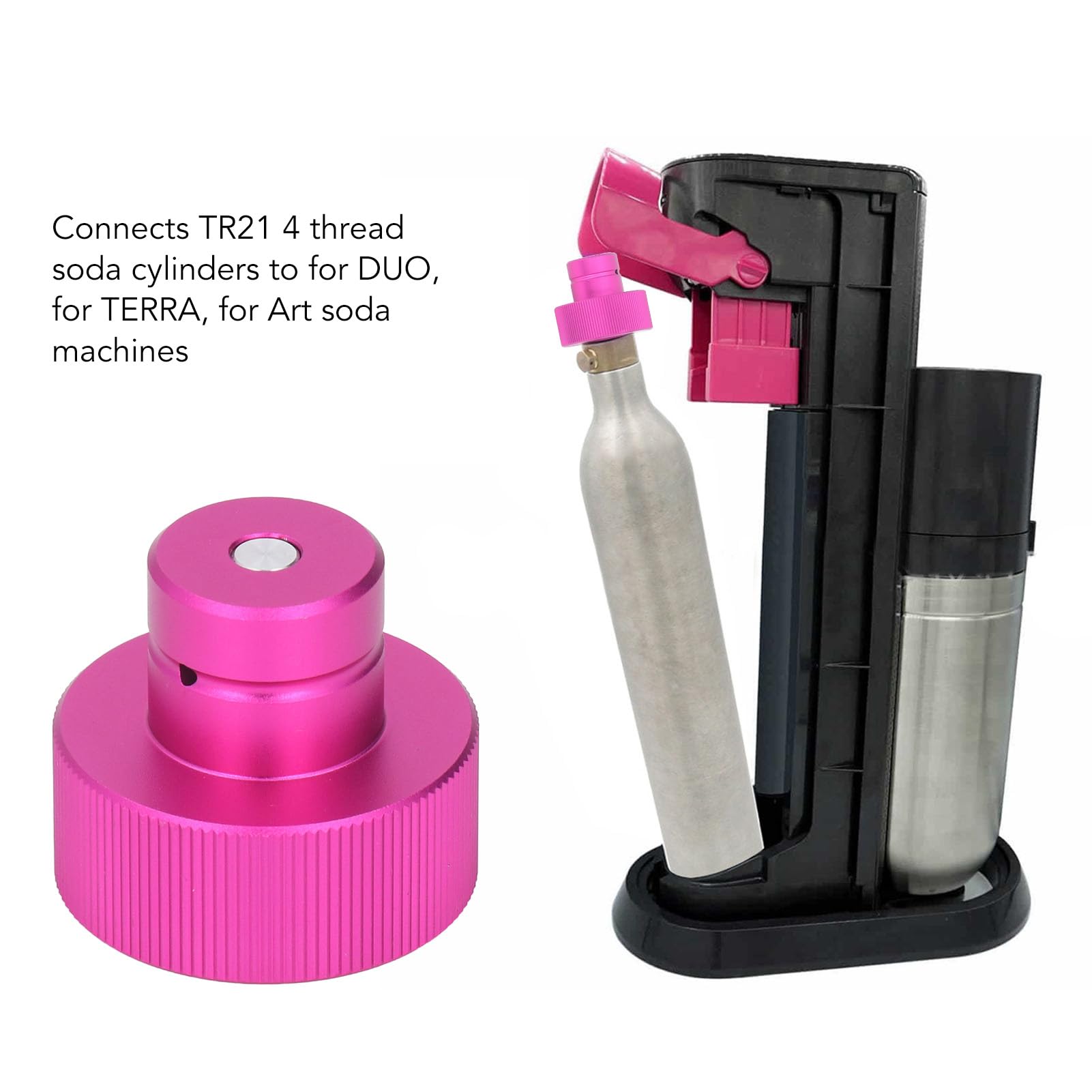 Neue Kohlendioxid Refill Station Adapter Für SodaStream DUO Kunst Terra