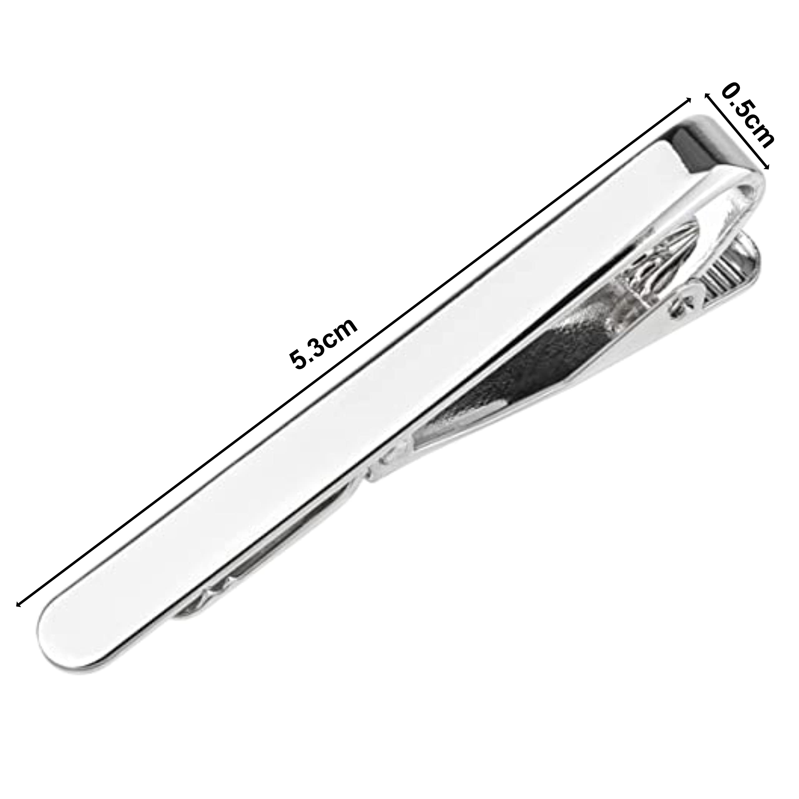 Hommes Hommes 5.3cm Épingle à cravate Fermoir pince à cravate