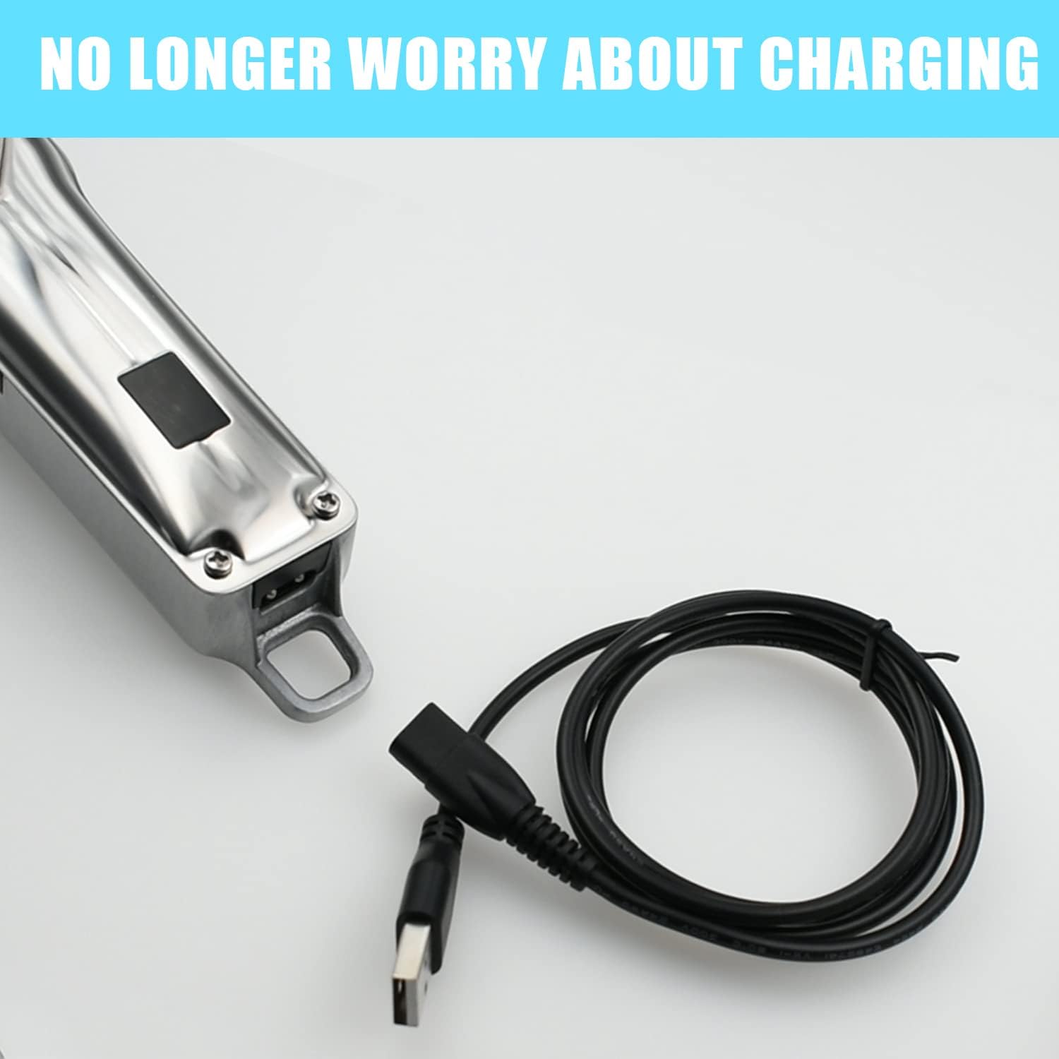 Charger Compatible with Limural Hair Clippers for Men,Hair Clippers Charger Cord Replacement fits Limural Hair Clipper, Power Cord Supply Adapter