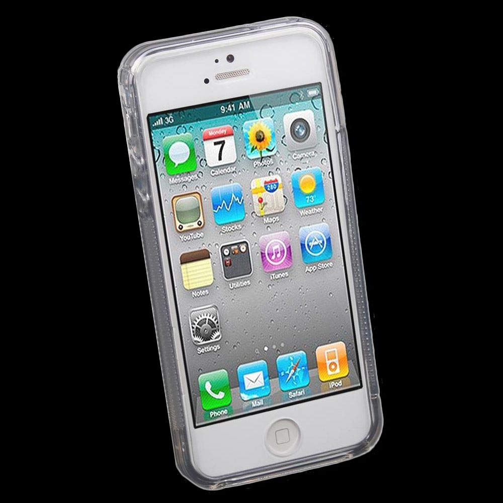 ebestStar - Cover per iPhone SE 5S 5 Apple, Custodia Silicone Trasparente, Protezione TPU Antiurto, Morbida Sottile Slim, Trasparente
