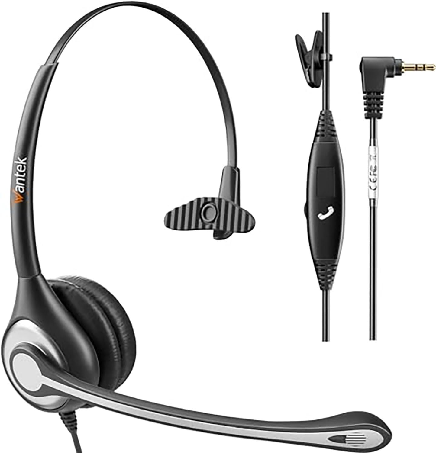 [M-TM 272] ヘッドフォン SUNELK HP-500 Amazon.com: Wantek 2.5mm Headset with Microphone, Wired Phone