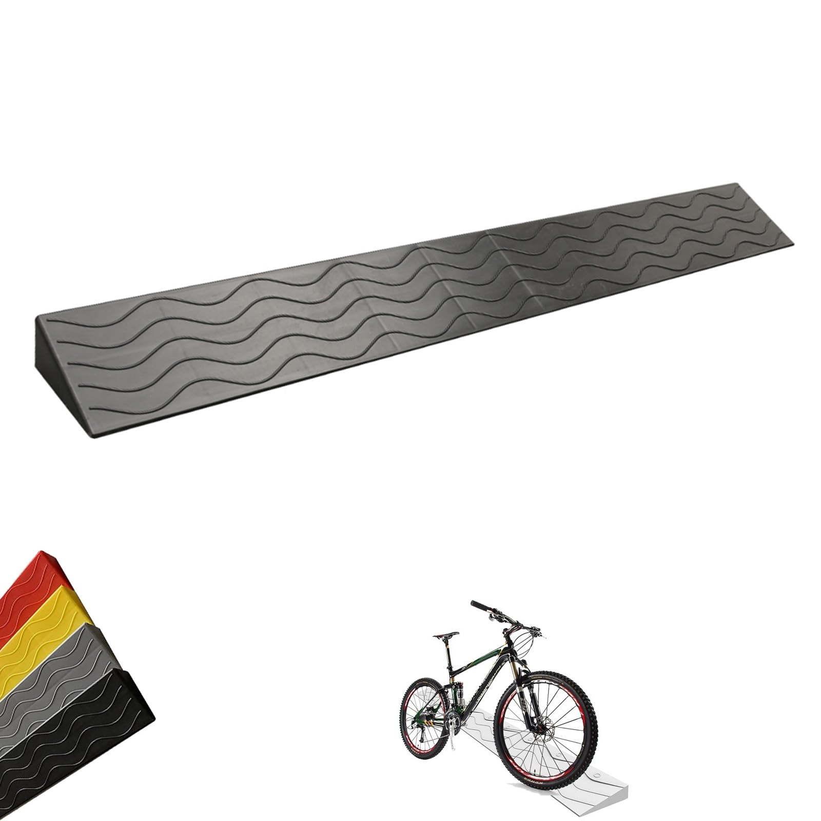 Pinnkl Ramps For Lawn Mower Threshold Ramp For Wheelchairs, Car Vehicle Curbside Driveway Ramp, Rise Threshold Ramps Doorway, For Steps, Driveway And Curb (Size : 100X15x7cm(39.4X5.9x2.8in))