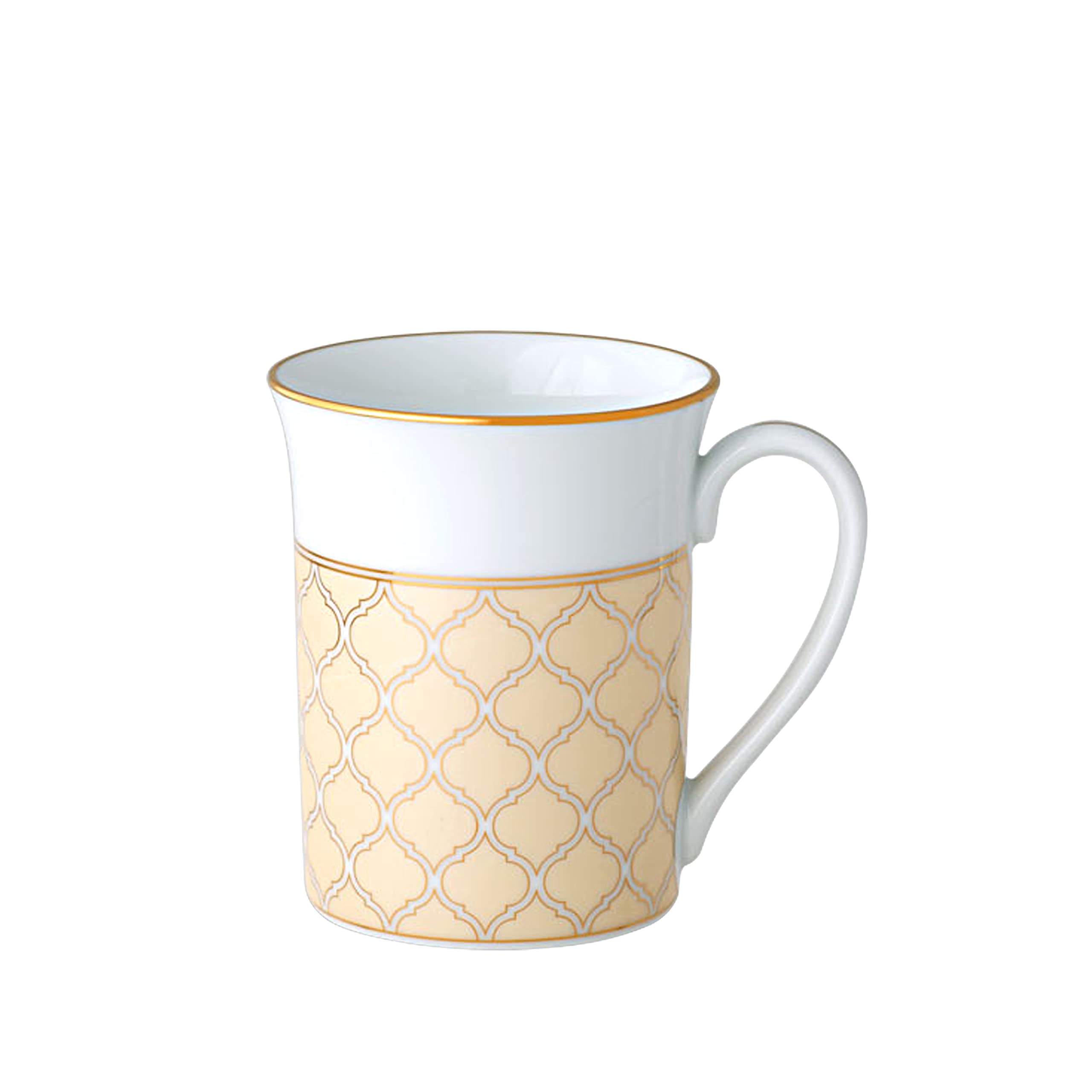 Noritake Japan - Premium and Luxurious Porcelain Single Mug, Service for 1- NORITAKE Eternal Carmel - 1 Mug