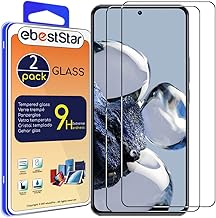 ebestStar - 2 x tempered glass for Xiaomi 12T Pro, 12T 5G, glass protection, anti-break, scratch-proof, bubble-free film