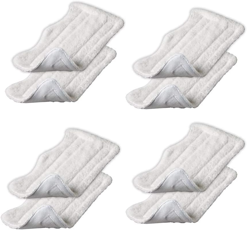 ECOMAID Steam Mop Pads for Shark Steam & Spray Mop S3101, S3101_N3, S3250, S3250W, S3250CW, S3251N, S3101CP_N4, S3251, SK140, S3251WC, SK410 8pcs
