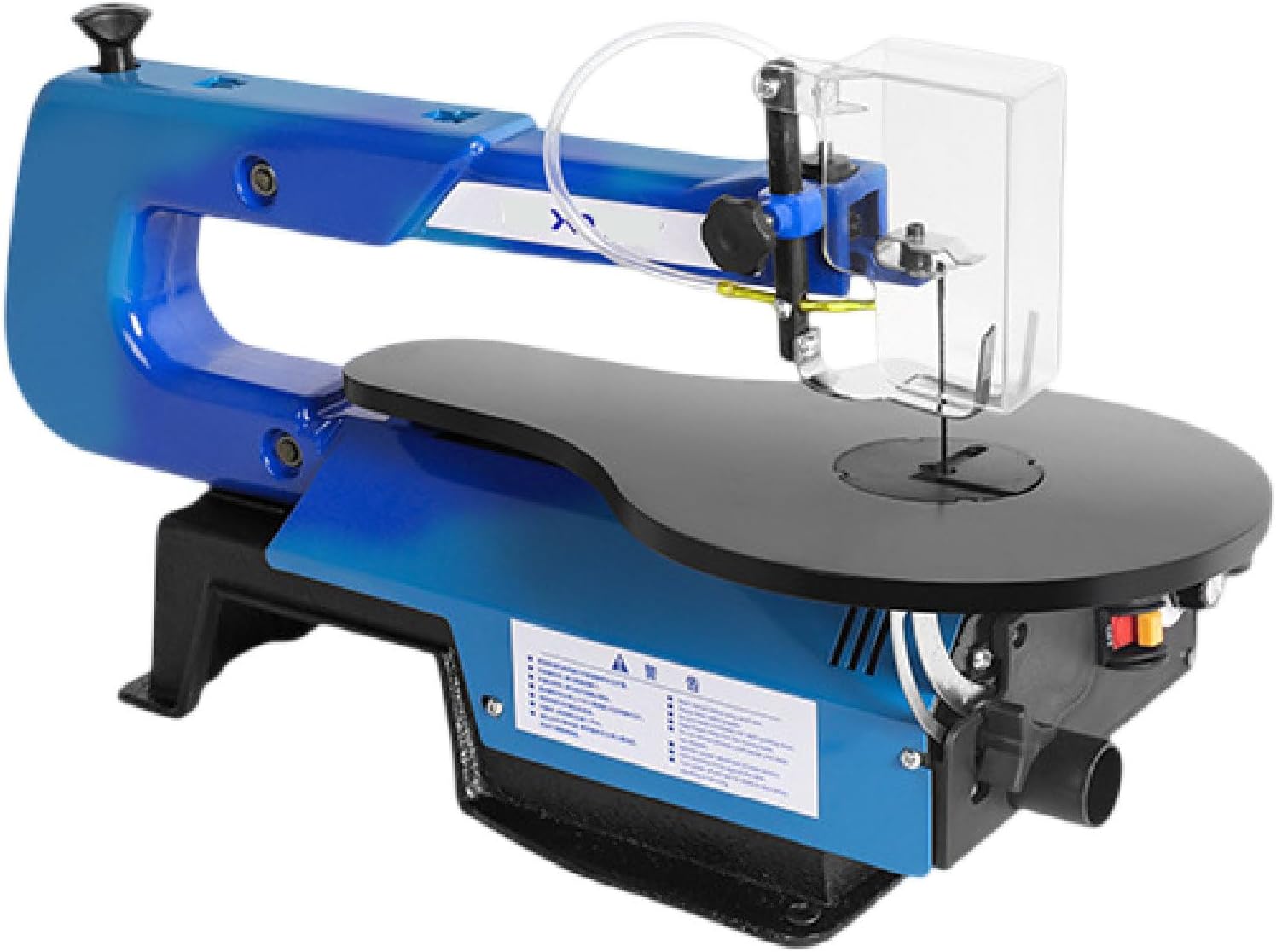 Upgraded 16 Inch Variable Speed Scroll Saw with Stepless Speed Control 550-1650 SPM, 0-45° Tiltable Table & Work Light - for Woodworking, Hobby, Craft and DIY StandardModel
