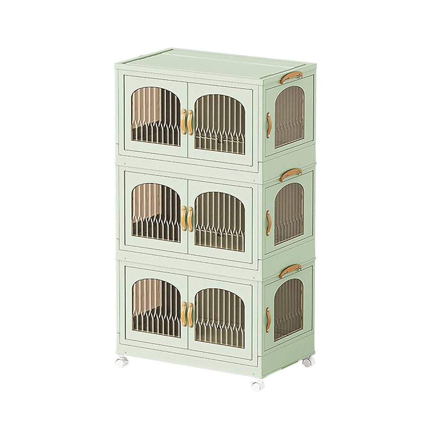 【3個セット・今だけ値下げ】大容量 折り畳み 収納ボックス  キャスター付 収納ボックス 折畳み キャスター付き 引き出し 収納ケース 大