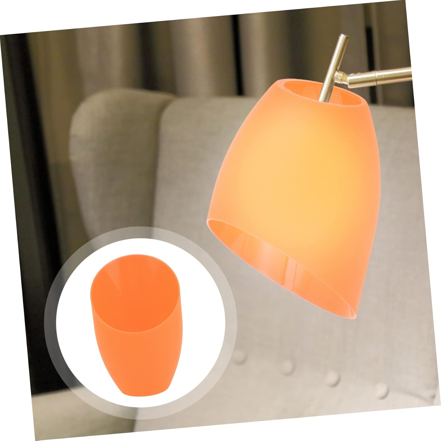 UPKOCH 12pcs Plastic Table Lamp Shade Replacement Stylish Light Diffuser Home Decor for Standard Lamps Center