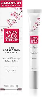 Hada Labo Tokyo Age Correcting Eye Cream, Ivory, Fragrance free, 0.5 Ounce, 1802