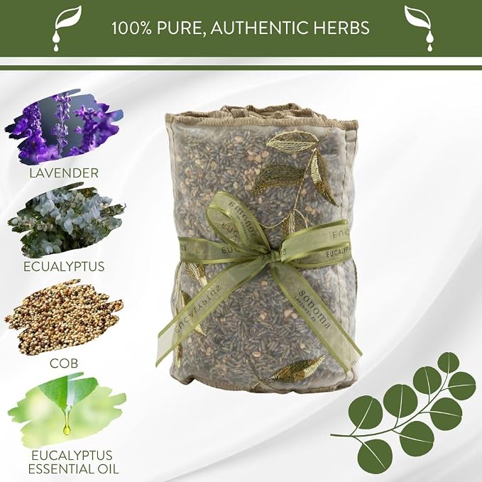 Ambientador natural con lavanda y eucalipto secado, 3 pies miniatura 4