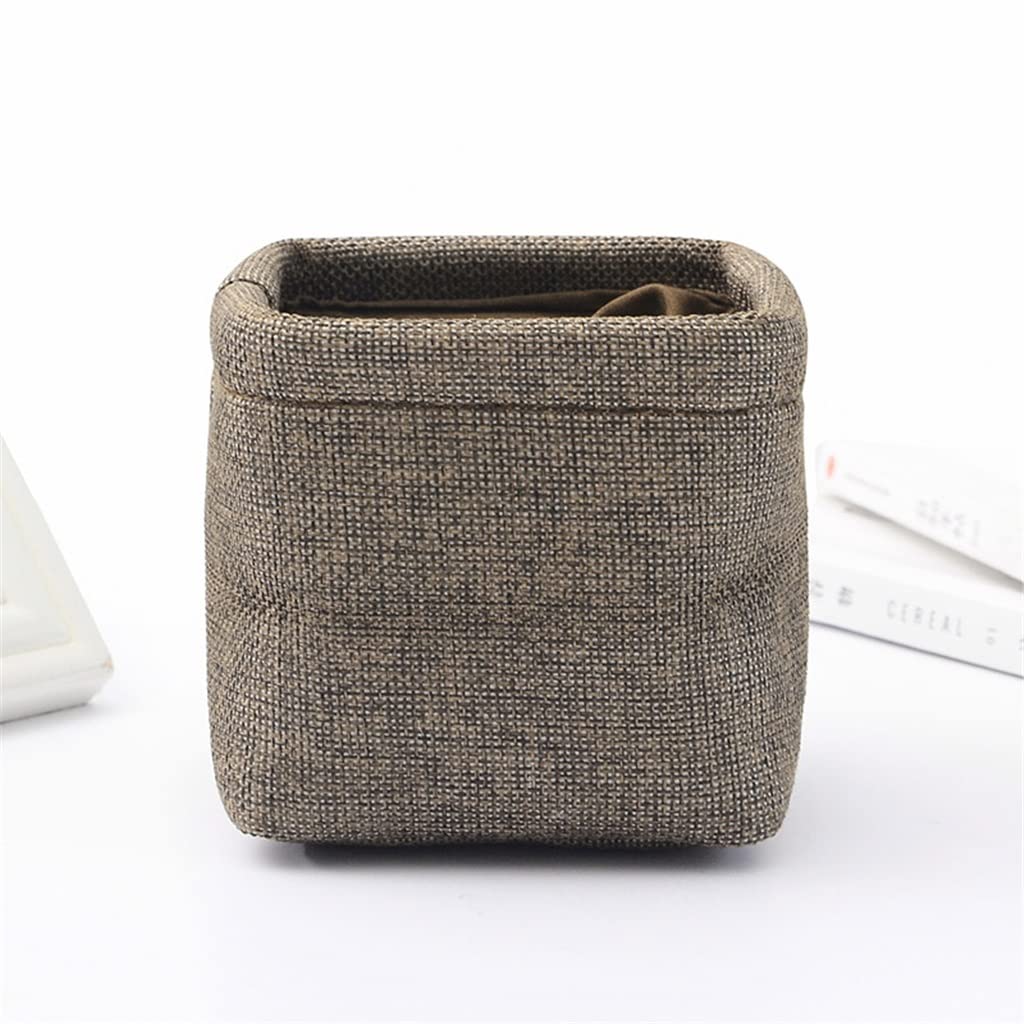 Mini portalápices de Tela Simple y Creativo, Organizador de lápices de papelería para Escritorio, Suministros y Accesorios de Oficina, papelería (Talla única)