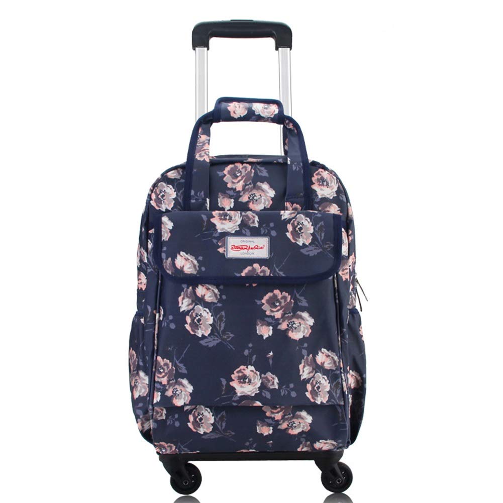 Damska torba na kółkach dla studentów torba podróżna na bagaż 17" FENGMING (kolor: E, rozmiar: dł. 33 × szer. 17 × wys. 44 cm)
