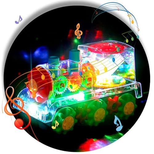 Generic YJ3034 Nenekal Electric Transparent Gear Train Toy thumb #1